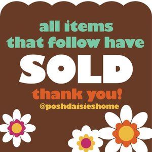 SOLD ITEMS BELOW
